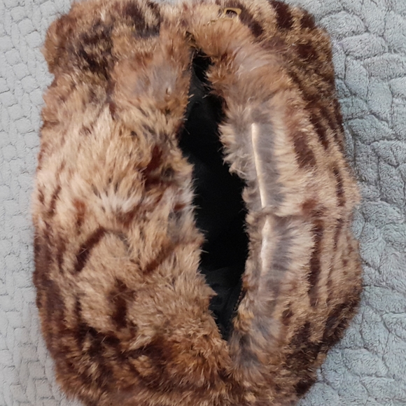 Vintage 1920s-30s Flapper Era Hand Muff with inside  zipper pocket. - Picture 3 of 10